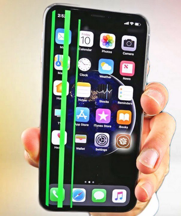 Vertical Lines On My iPhone Screen